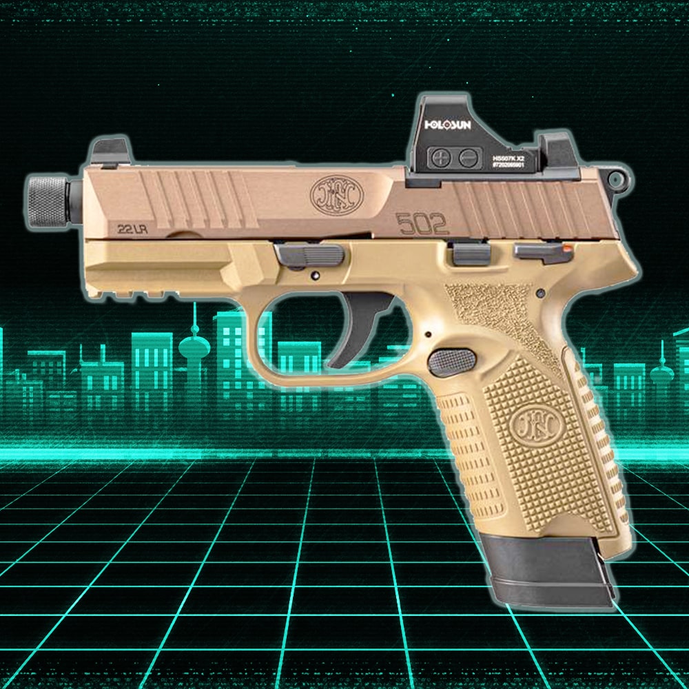 Best FN 502 Holosun Optics Red & Green Dot Sights