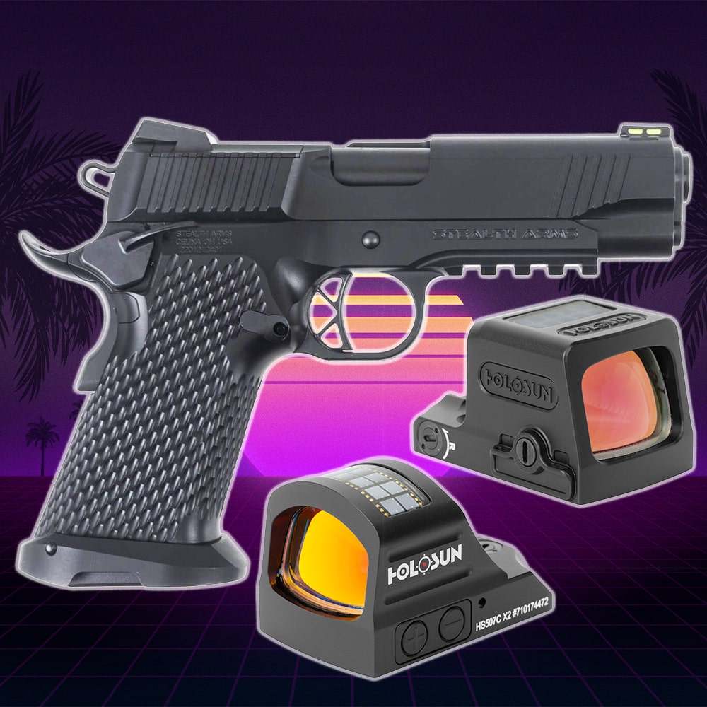 Best Stealth Arms Platypus Holosun Optics - Red & Green Dot Sights