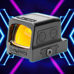 Holosun 509T X2 Titanium Red & Green Dot Sights - Enclosed Emitter - MRS Reticle - 32 MOA Circle + 2 MOA Dot