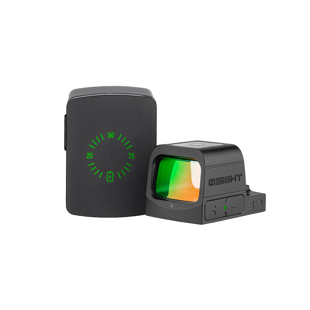 Osight S Enclosed Emitter Red Dot - 32 MOA Circle + 2 MOA - RMSc Footprint - Magnetic Charging