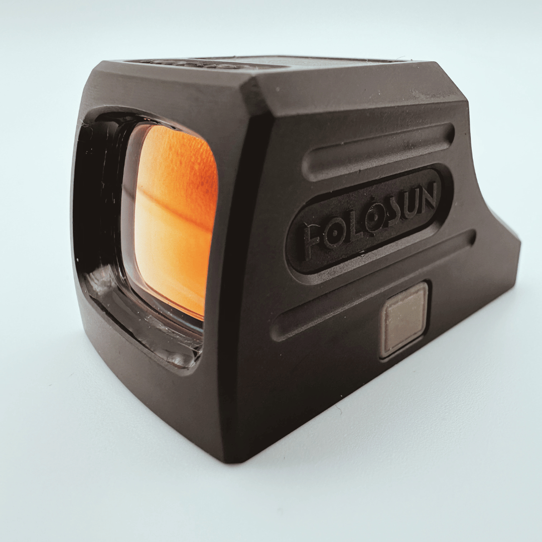 Holosun SCS Carry, K-Series Footprint (Modified RMSc), RMSc Adapter Plate Included, 20k Hr Power Reserve, Solar Recharging Battery, 32 MOA Circle & 2 MOA Green Dot, MRS Reticle, Enclosed Emitter - SCS-CARRY-GR