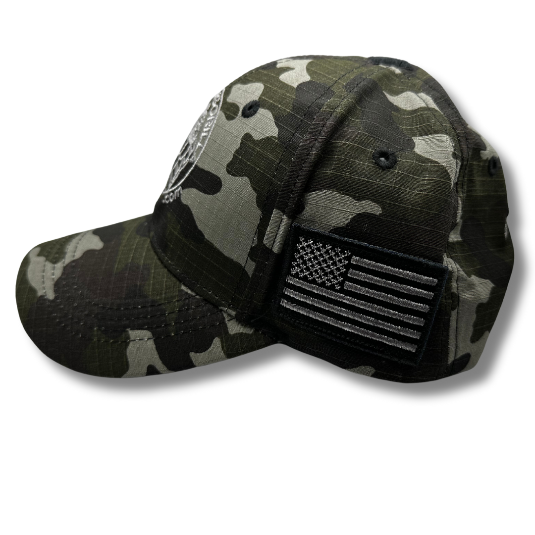 Freedom Gorilla Camouflage Shooter's Hat: Designed for Earmuff Comfort