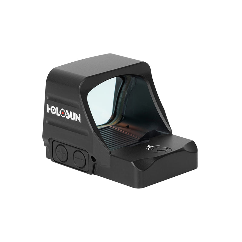 Holosun 407 COMP Green, Huge Competition Window, RMR Footprint, 6 MOA Red Dot, Side Battery - HE407COMP-GR6