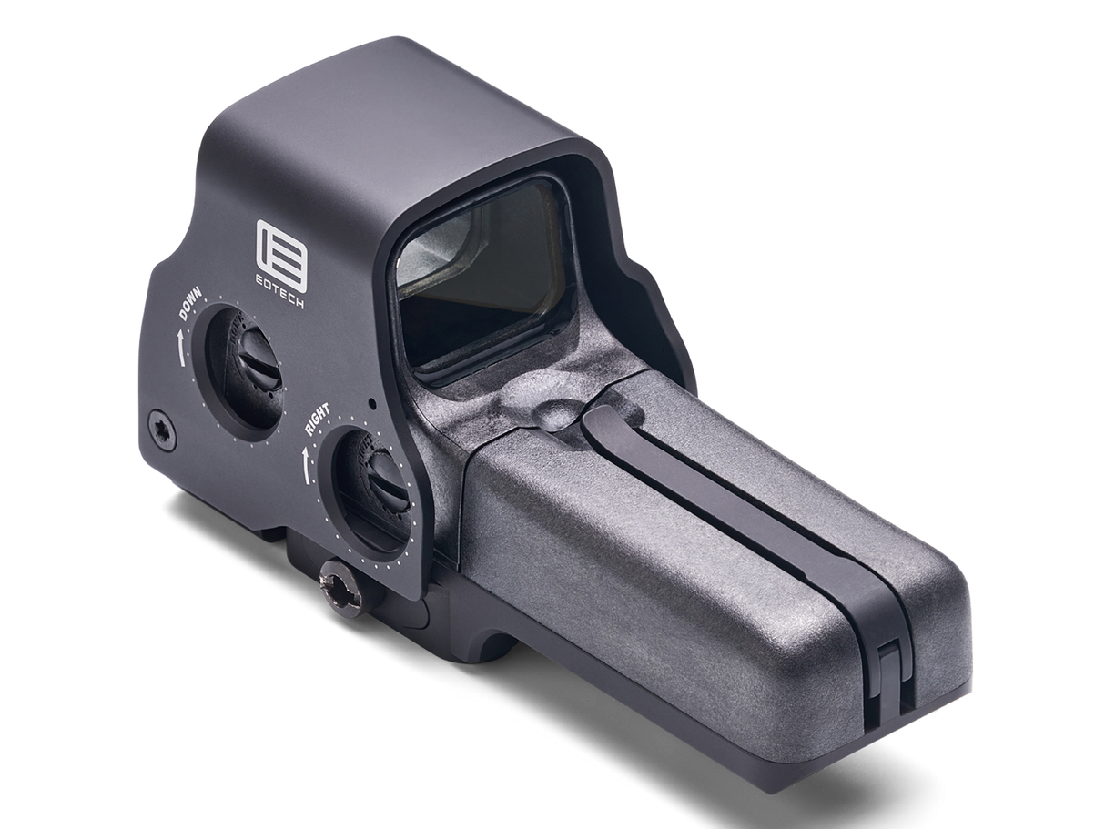 EOTech 518 Holographic Red Dot Sight, 1 MOA Dot, 68 MOA Outer Ring, Quick Release Mount, NV Modes - 518.A65
