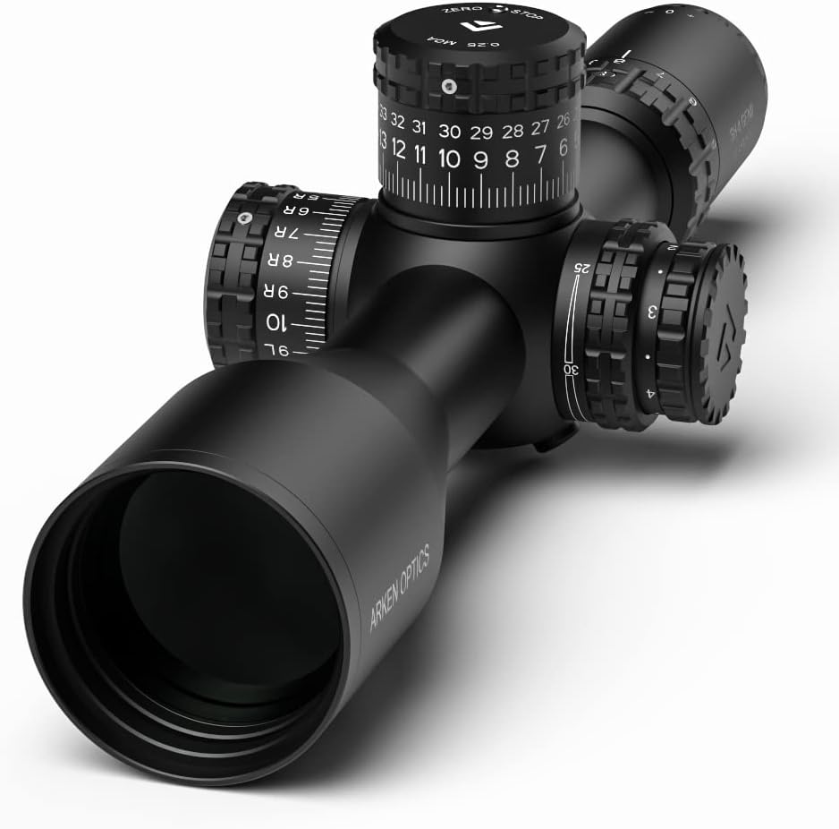 Arken Optics SH-4 4-16X50 GEN2 Rifle Scope FFP VPR Illuminated Reticle with Zero Stop - 34mm Tube