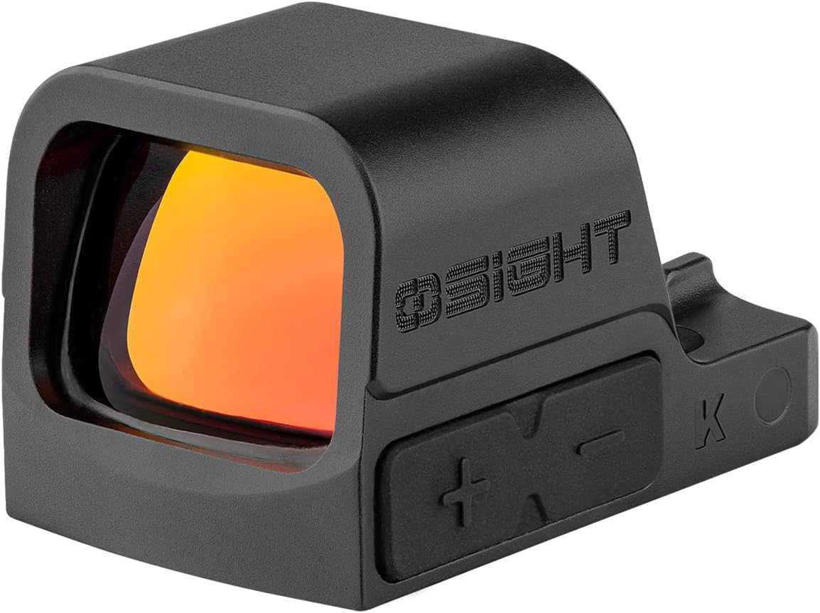 Osight K Reflex Red Dot, 6 MOA Dot with Side-Loading Battery, RMSc Footprint