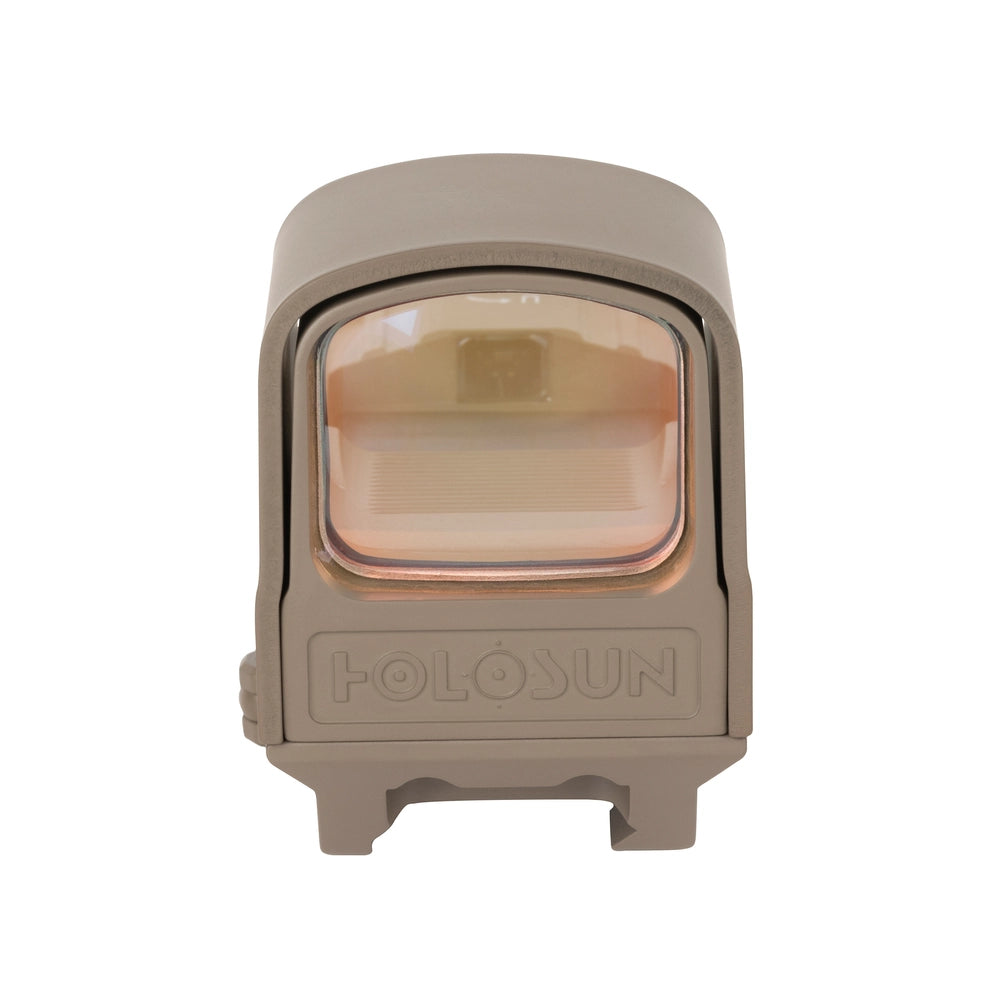 Holosun HS510C FDE Green Dot 65 MOA Circle 2 MOA Green Dot Aluminum Housing Matte Finish Solar with Internal Battery - HE510C-GR-FDE