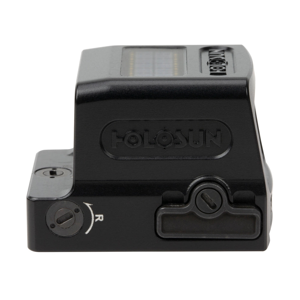 Holosun 509T X2, Gold Dot, MRS Reticle, Closed Emitter, Titanium, Solar Failsafe, RMR Footprint - HE509T-GD-X2