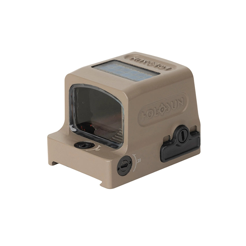 Holosun 509T X2 Green Dot FDE, MRS Reticle, Closed Emitter, Titanium, Solar Failsafe, RMR Footprint - HS-509T-FDE-GR