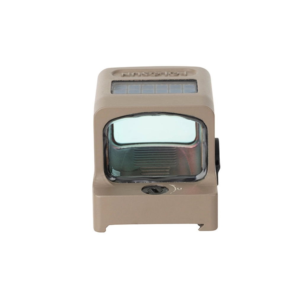 Holosun 509T X2 Green Dot FDE, MRS Reticle, Closed Emitter, Titanium, Solar Failsafe, RMR Footprint - HS-509T-FDE-GR