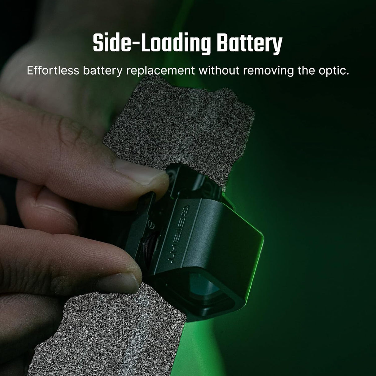 Osight SE Enclosed Green 6 MOA Dot, Side Battery, RMSc Footprint