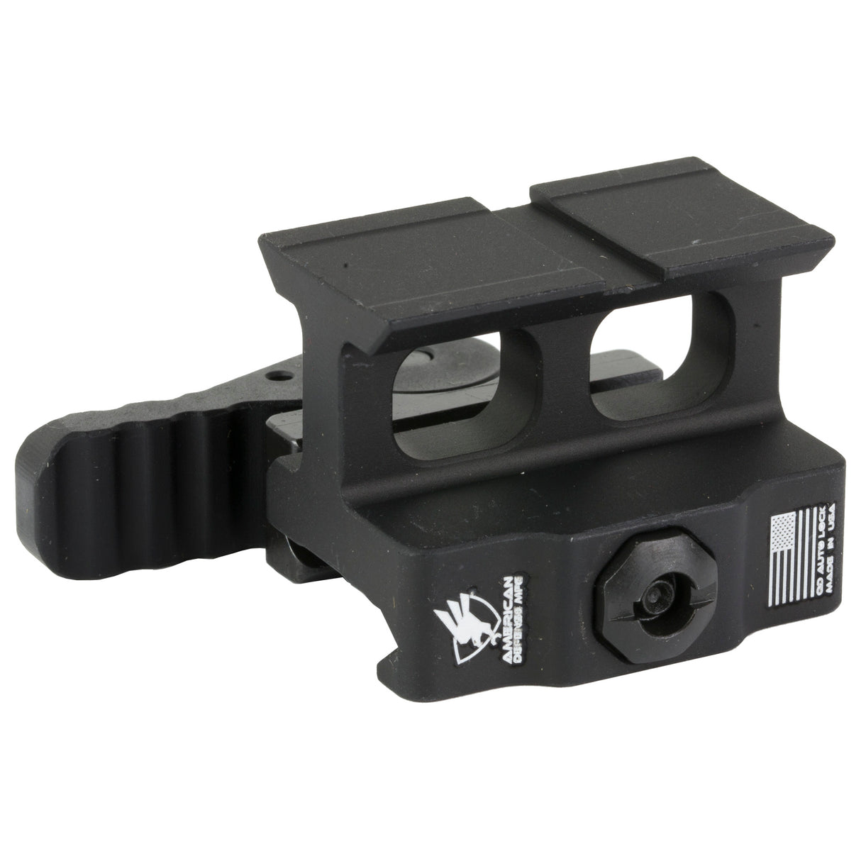 509T/SCRS Red Dot ADM QD Mount, Absolute Co-Witness Height, Black - AD-509T-10-STD
