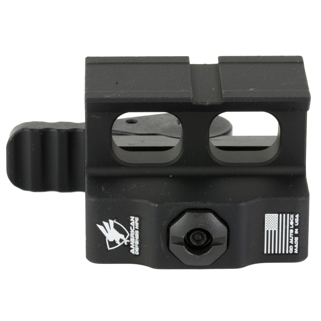509T/SCRS Red Dot ADM QD Mount, Absolute Co-Witness Height, Black - AD-509T-10-STD