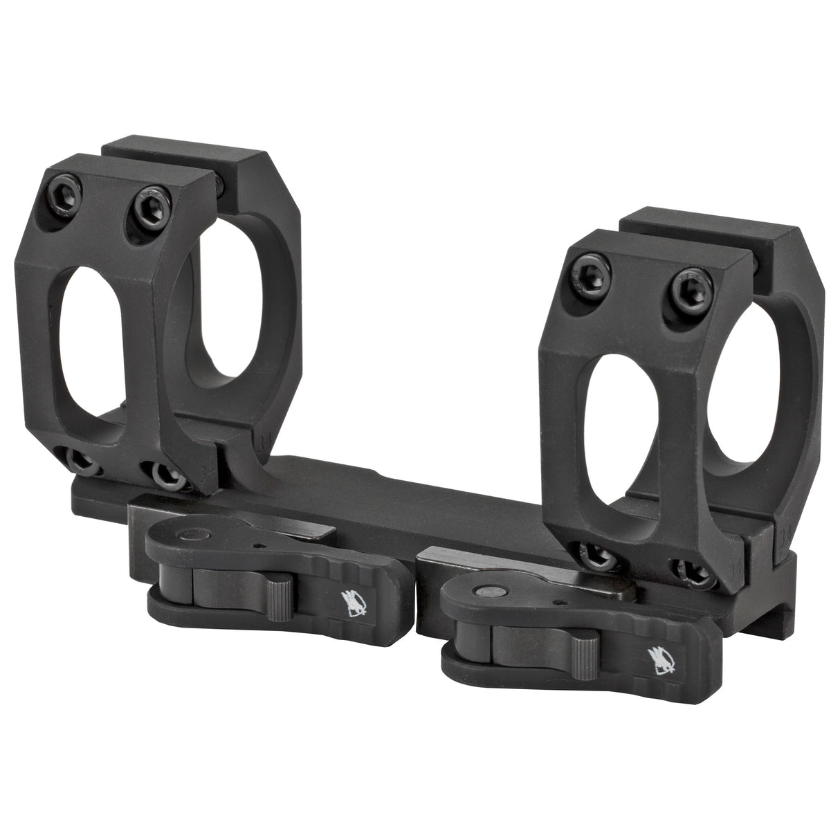 American Defense Mfg 34mm Quick Detach Scope Rings Rings in Black - 2