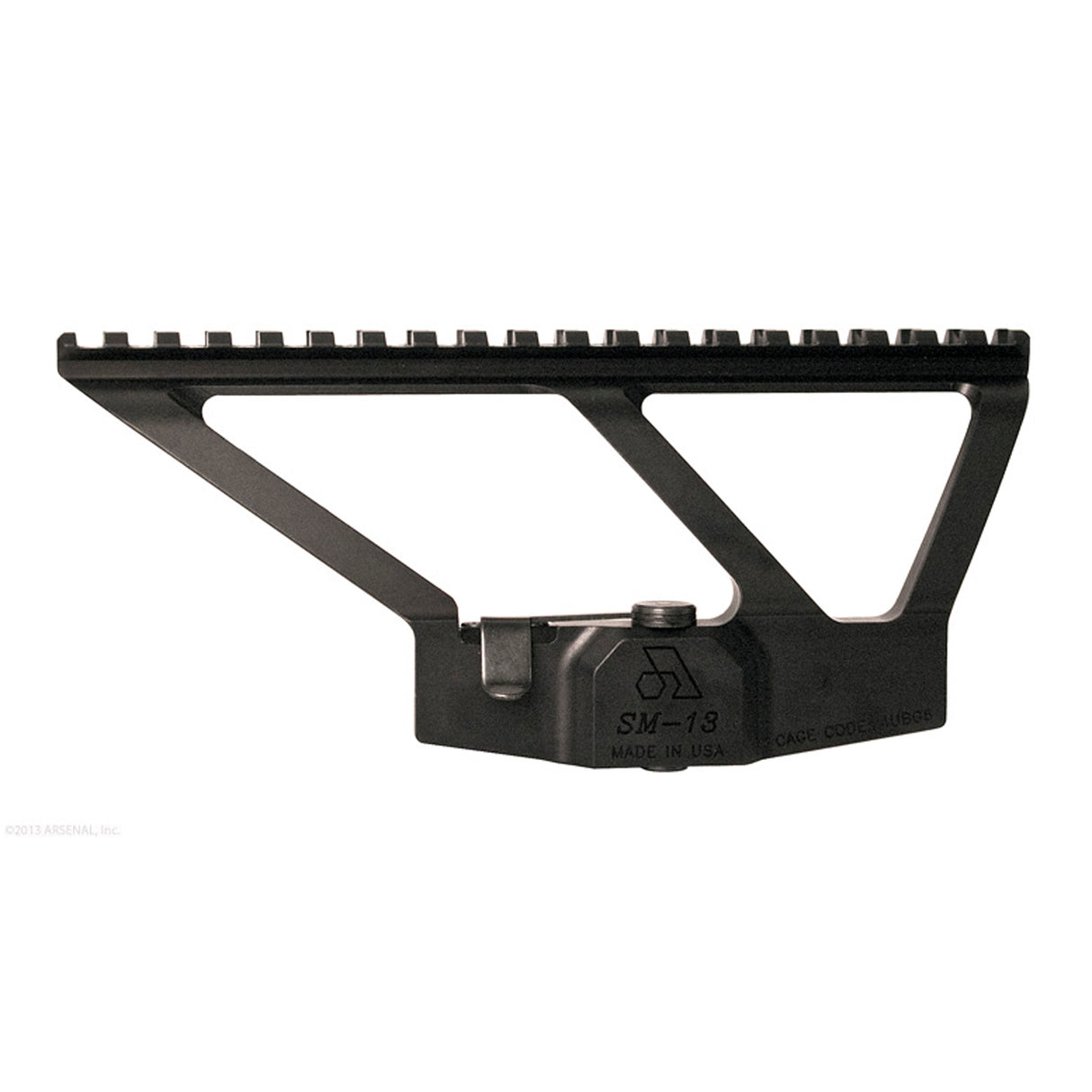 Arsenal Firearms SM-13 One-Piece Picatinny Rail Bases in Black - 1