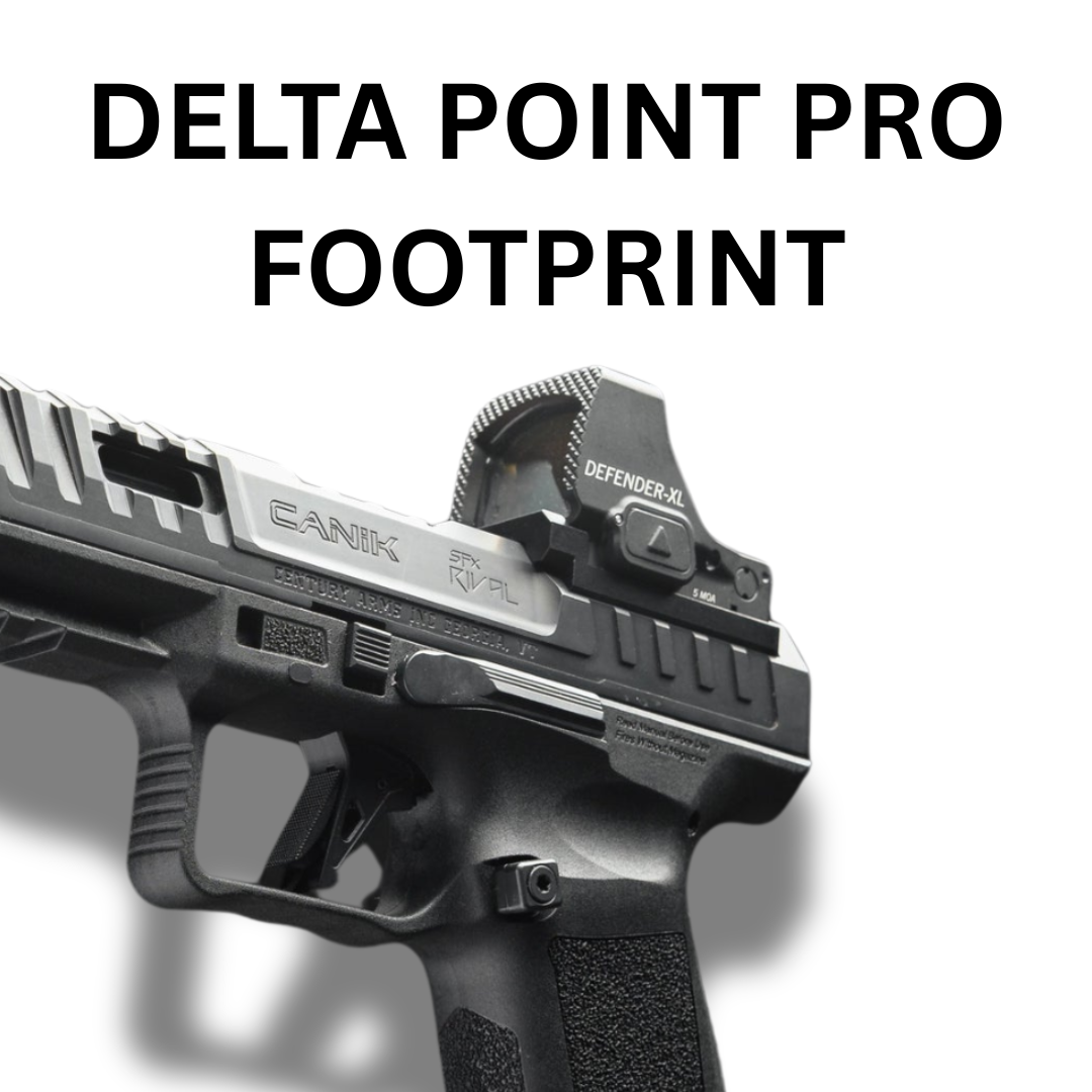 Canik TP9 and SFX Rival DPP Footprint (Defender XL/ST & EFLX) Adapter Plate - DOGTAG - Aluminum - Calculated Kinetics