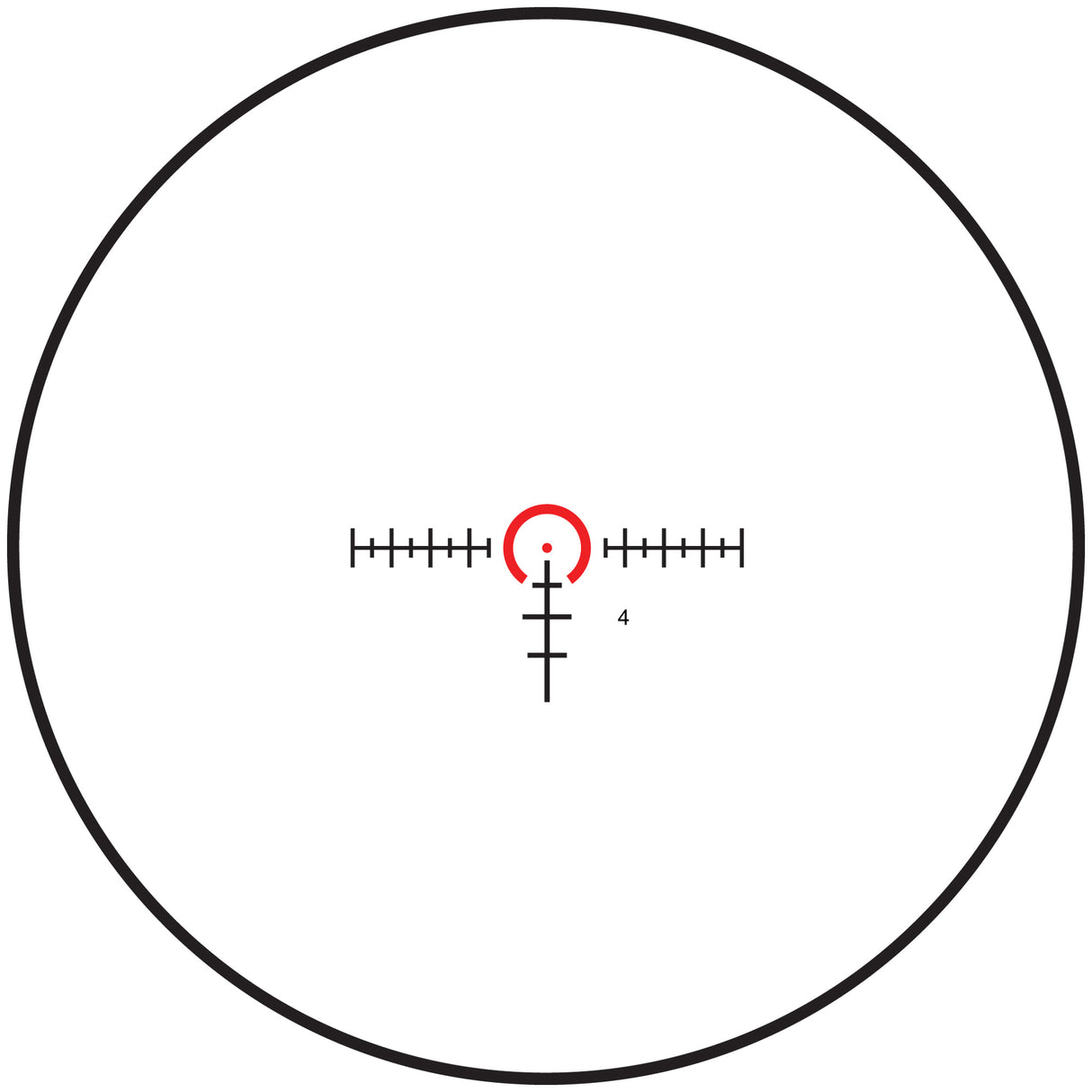 Burris RT-6 1-6x24mm 30mm Illuminated Rifle Scope w/ Mount & FastFire 3 - BU200475 - 4