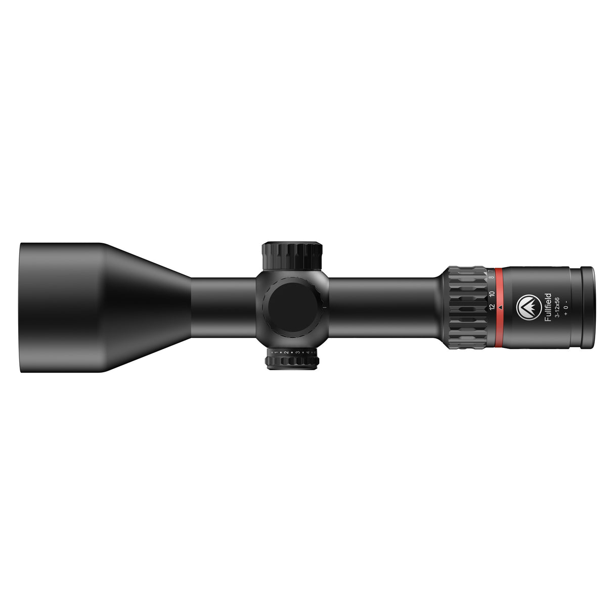 Burris FullField II 3-12x56mm 30mm Hunting Riflescope - HPLEX Reticle - BU201541 - 1