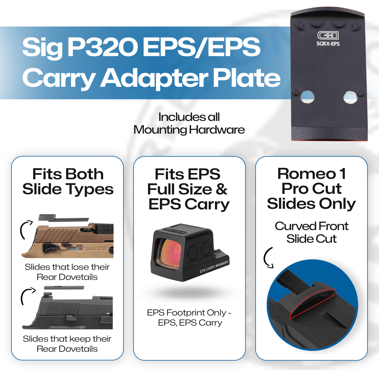 CHPWS SIG P320 RX/PRO SRS/AXG ADPT EPS - SGRX-EPS