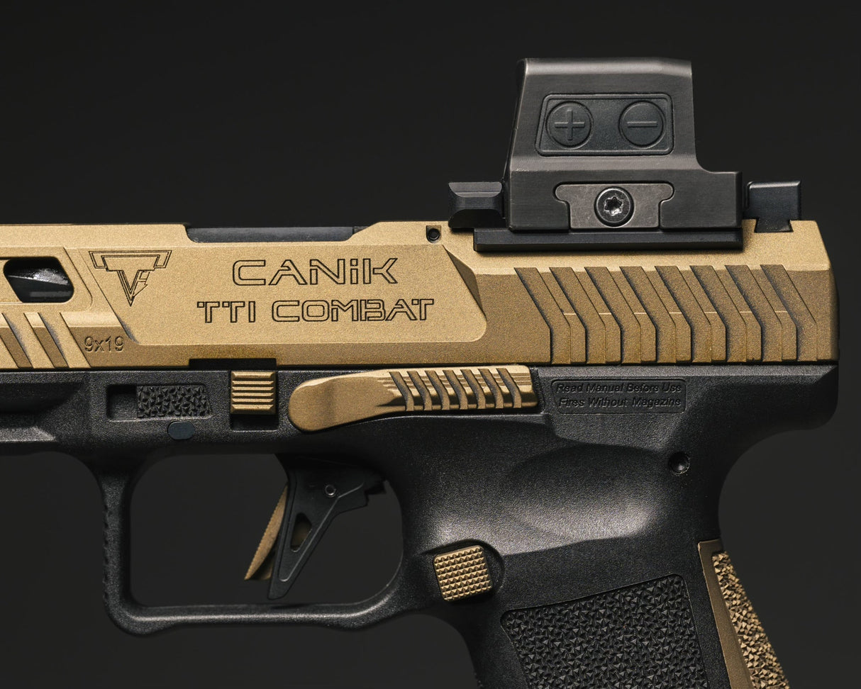 Canik TTI Combat to Holosun 509T Adapter Plate - DOGTAG - Aluminum - Calculated Kinetics