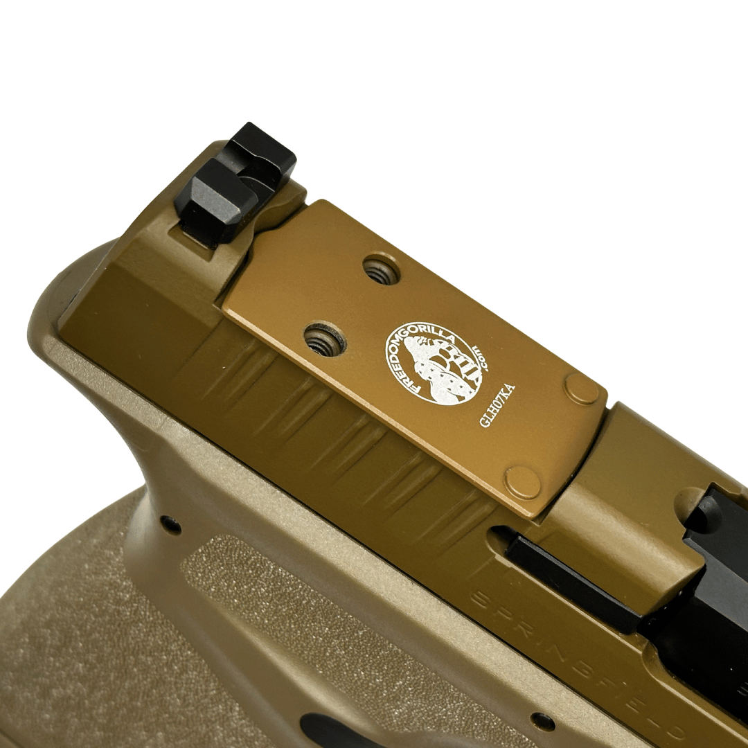 Springfield Hellcat and Glock 43X FDE Plate for Holosun K/EPS - Aluminum
