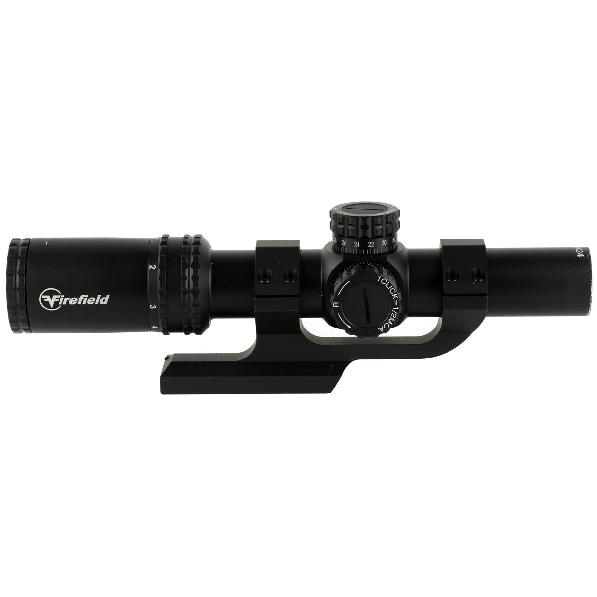 Firefield RapidStrike 1-6x24mm 30mm Dual Illuminated Circle Dot Riflescope - FF13070K - 3