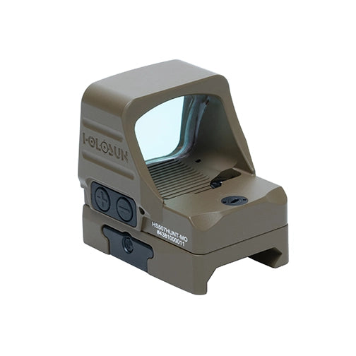 Holosun 507 HUNT Military Olive, Huge Hunting Window, RMR Footprint, M.R.S. Reticle 32 MOA Circle & 2 MOA Dot, Picatinny Adapter Included - HS507-HUNT-MO