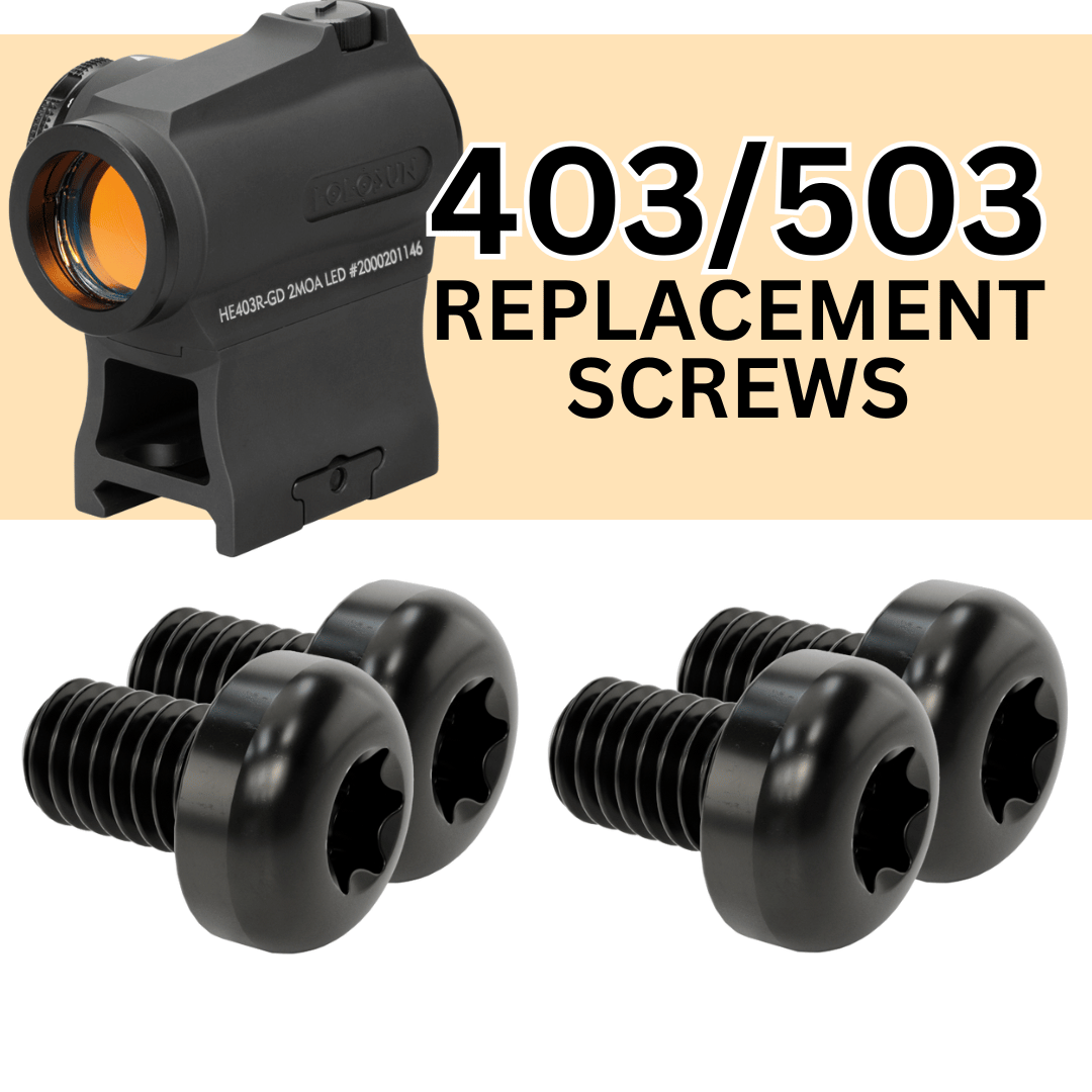 Holosun 403 & 503 Red Dots Replacement Mounting Screws (Set of 4)