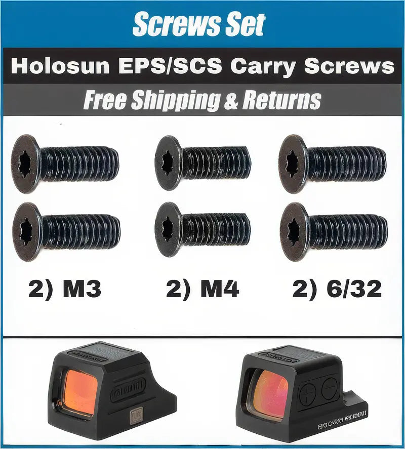 Holosun 407K/507K/EPS Carry Replacement Screw Set