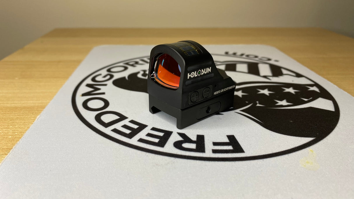 RMR Low Picatinny Mount - RMR Footprint - Holosun 407C, 507C, 508T, Trijicon RMR, SRO, 507 Comp