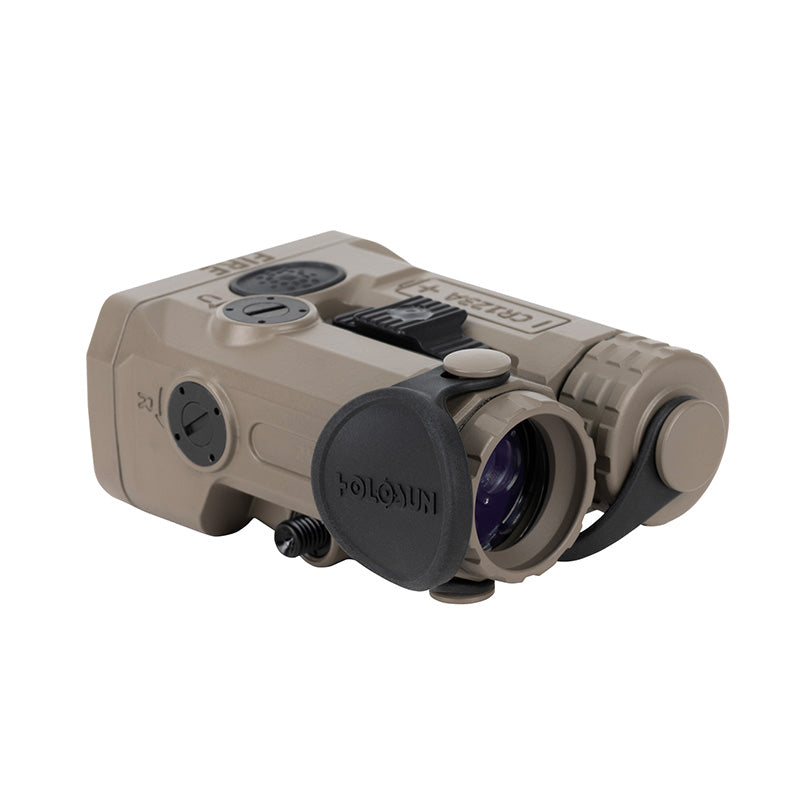 Holosun IRIS 3 FDE Triple Function Laser & IR Illuminator – GreenLaser, IR Laser, IR VCSEL, Remote Switch – Fits Picatinny - IRIS-GR3-FDE