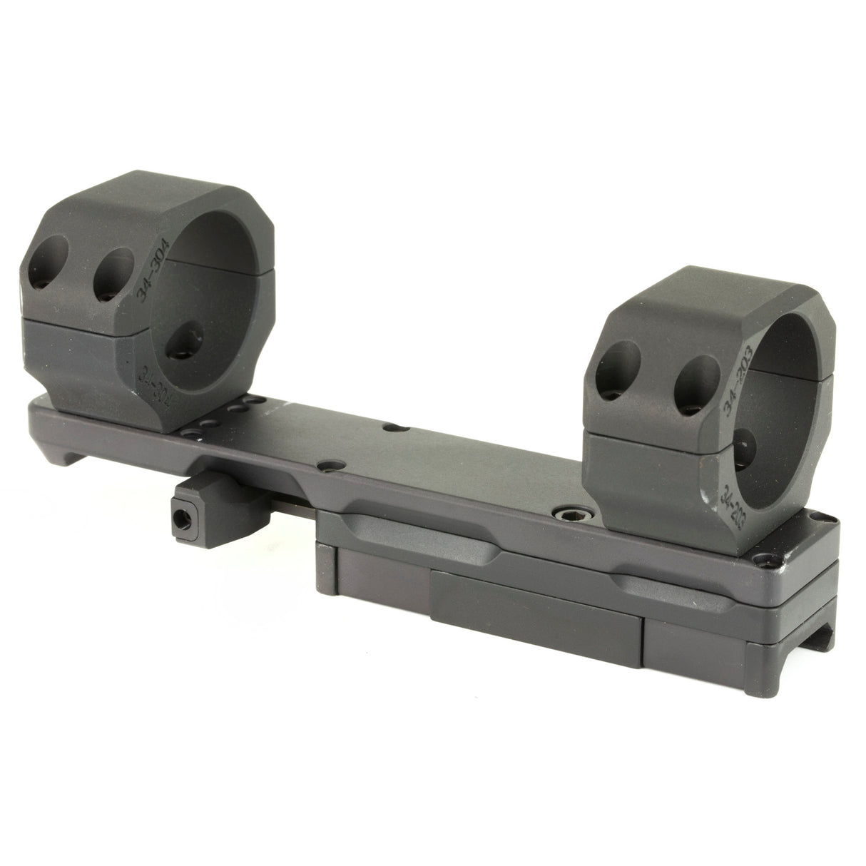 Kinetic Development Group Sidelok 34mm Cantilever Scope Mount Rings in Black - 2