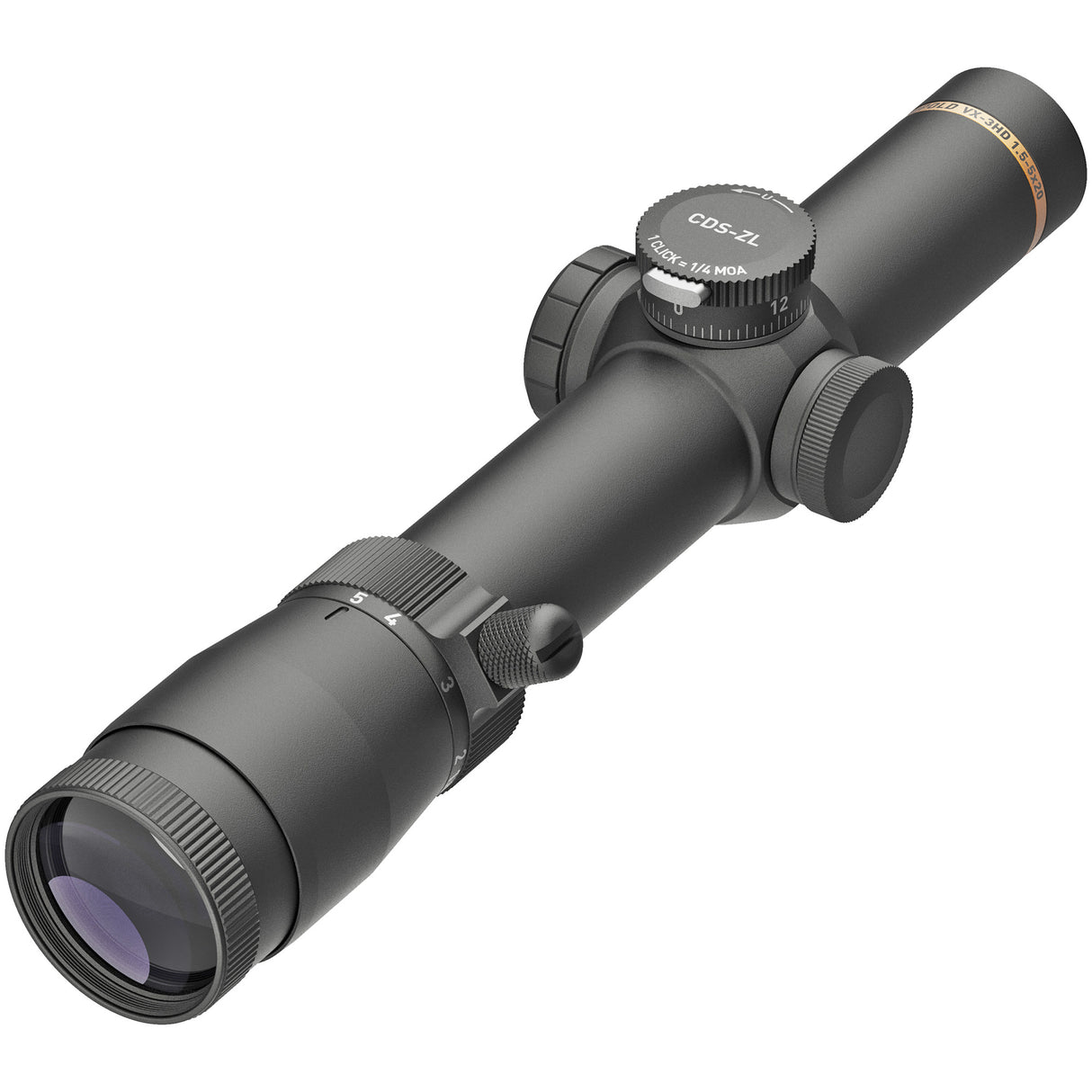 Leupold VX-3HD 1.5-5x 20mm Riflescope with FiredotTE Reticle, SFP (Model 180626) - 1