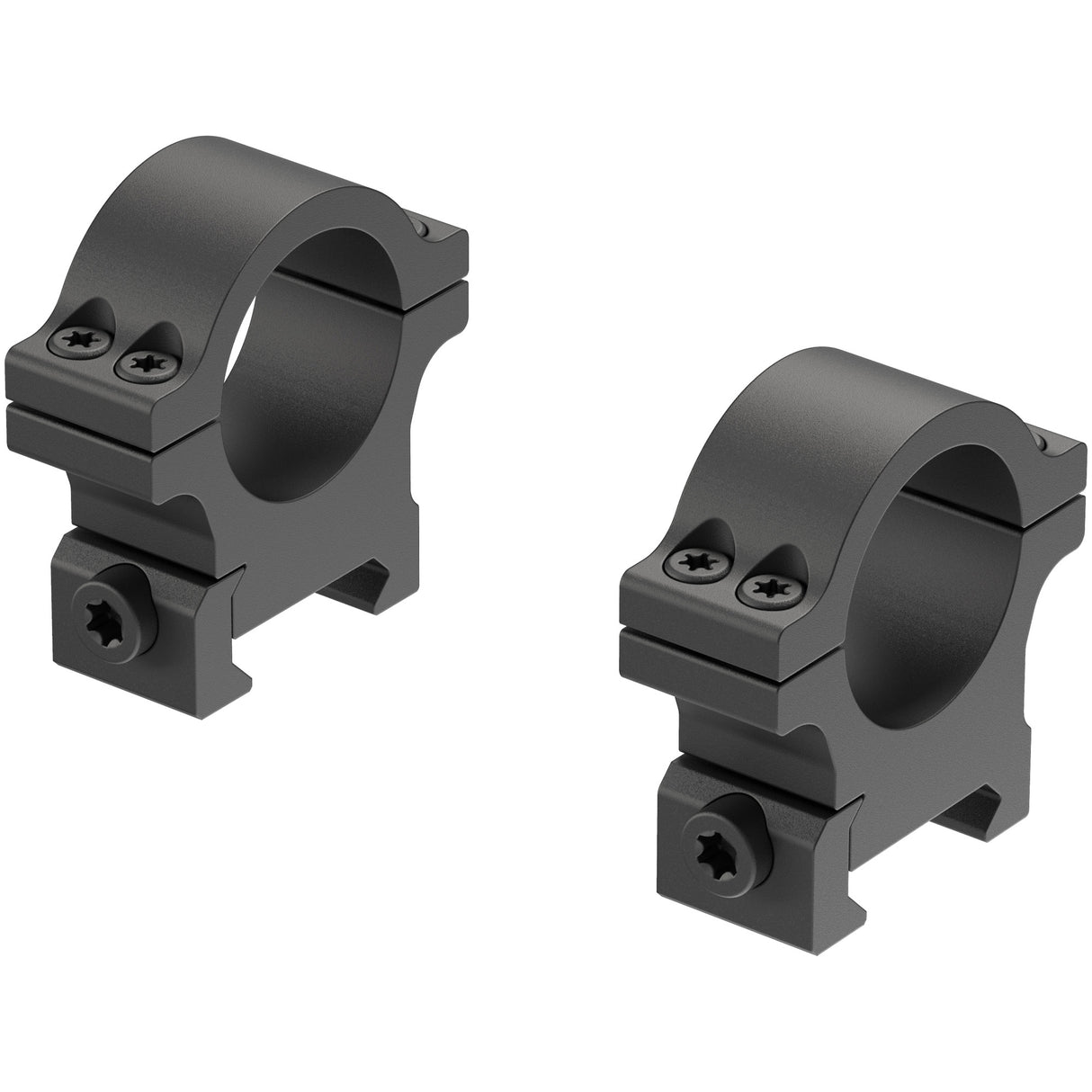 Leupold Open Range 1-Inch Medium Scope Rings Rings in Black Matte - 2