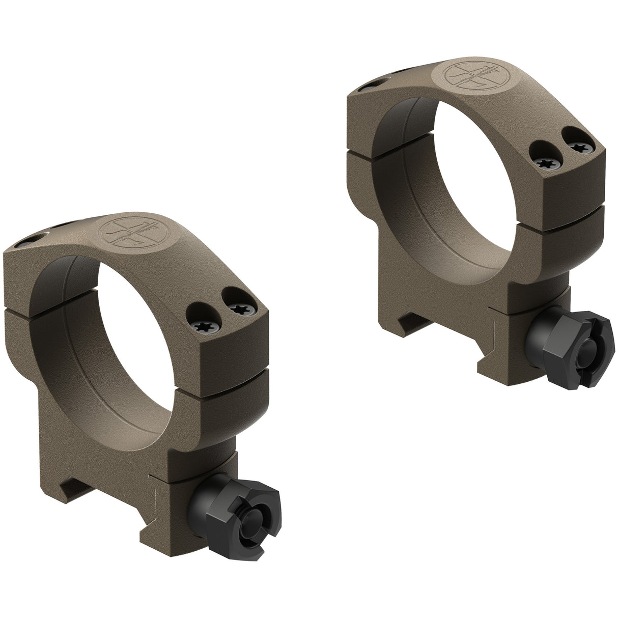 Leupold Mark 4 35mm High Scope Rings Rings in Flat Dark Earth - 1