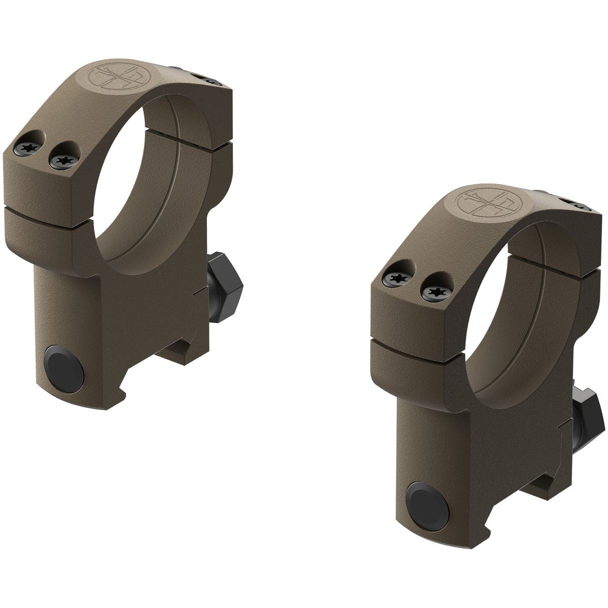 Leupold Mark 4 35mm High Scope Rings Rings in Flat Dark Earth - 1