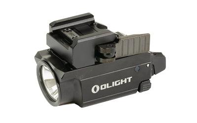 Olight Baldr RL Mini Rechargeable Flashlight w/ Green Laser, Slide Rail, 600 Lumens, Black - OBALDRMINIBK1