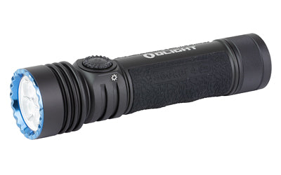 Olight Seeker 4 Pro NW Rechargeable Flashlight, 4600 Lumens, Black, w/ Holster - SEEKER4PROMTBKNW