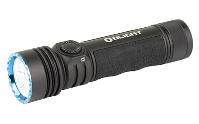 Olight Seeker 4 Pro Neutral White Rechargeable Flashlight, 4600 Lumens, Black - SEEKER4PROMTBKNW