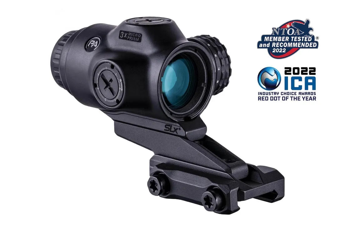 Primary Arms SLx 3X MicroPrism Scope - Red Illuminated ACSS Raptor Reticle - 5.56 / .308