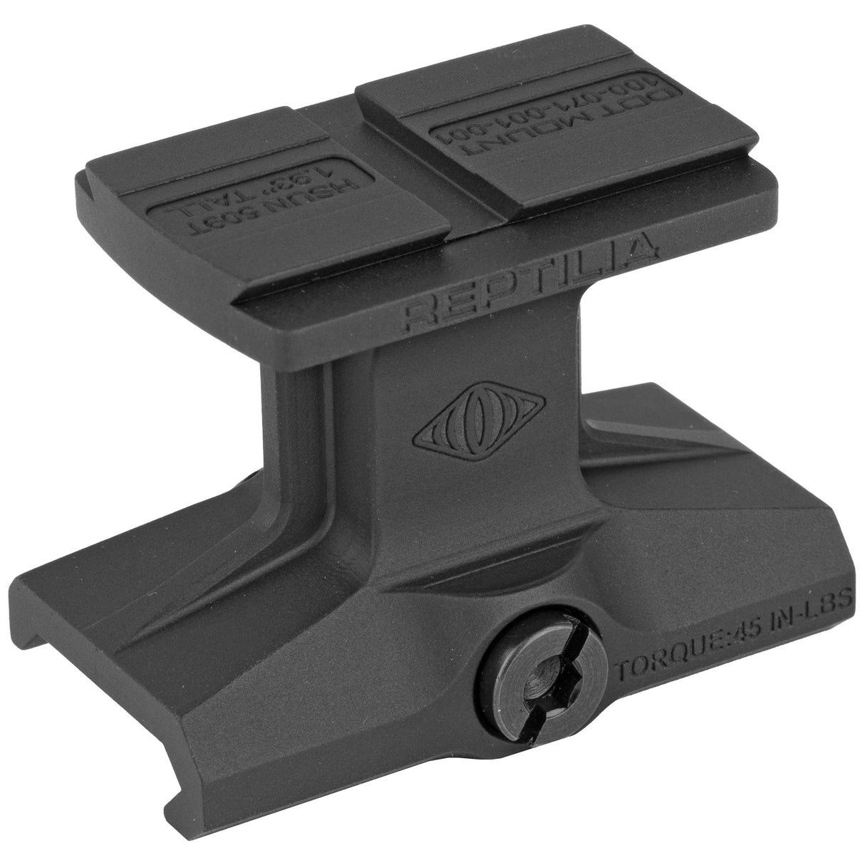 509T/SCRS Red Dot Reptilia DOT Mount, 1.93" Height, Black - REP100-167