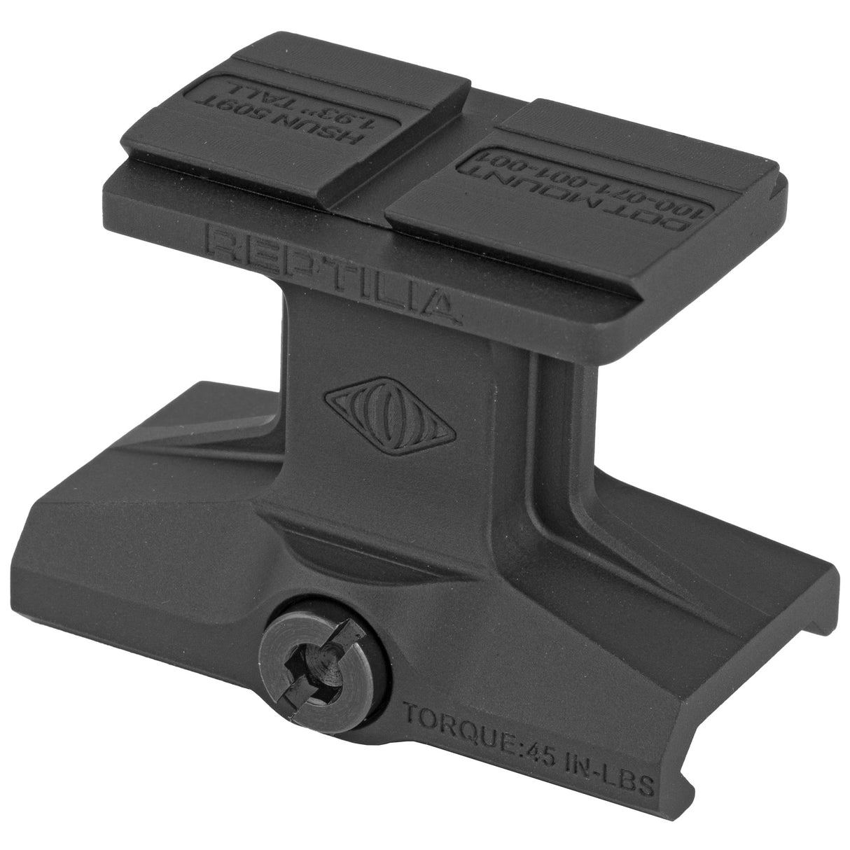 509T/SCRS Red Dot Reptilia DOT Mount, 1.93" Height, Black - REP100-167