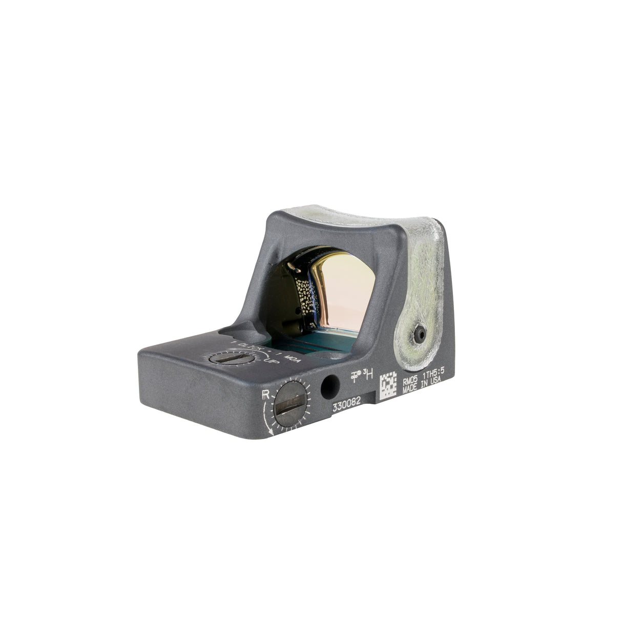 Trijicon Dual Illuminated Pistol Sight Grey - 9 MOA Green Dot - 7075 T6 Aluminum - RM05-C-700208