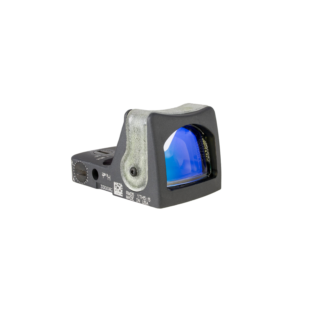 Trijicon Dual Illuminated Pistol Sight Grey - 9 MOA Green Dot - 7075 T6 Aluminum - RM05-C-700208
