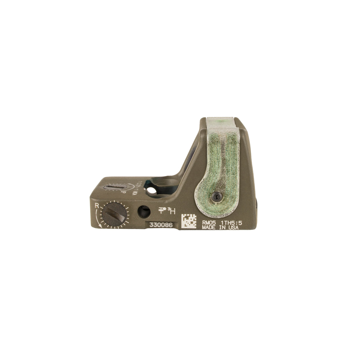 Trijicon Dual Illuminated Pistol Sight OD Green - 9 MOA Green Dot - 7075 T6 Aluminum - RM05-C-700209