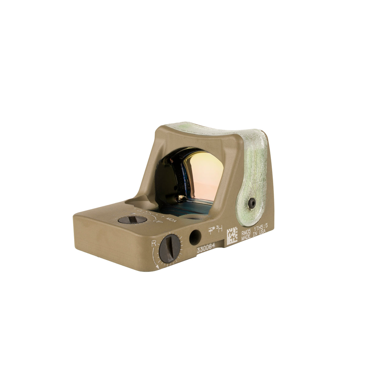 Trijicon Dual Illuminated Pistol Sight FDE - 9 MOA - 7075 T6 Aluminum - Available in Green or Amber Dot