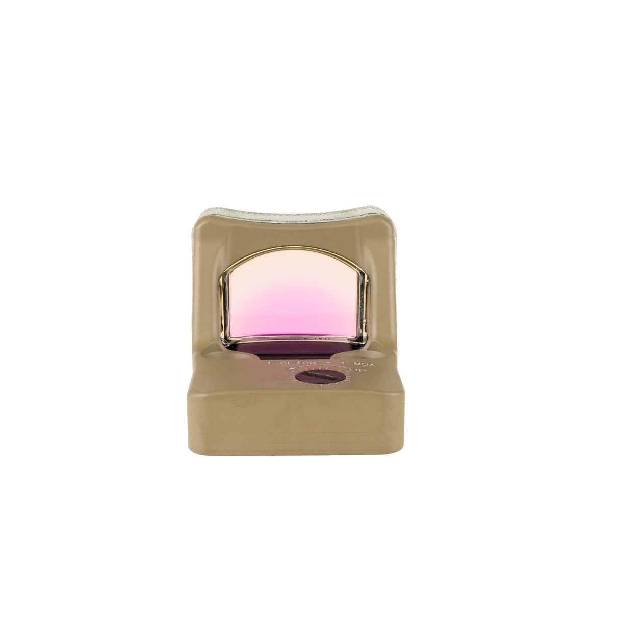 Trijicon Dual Illuminated Pistol Sight FDE - 9 MOA - 7075 T6 Aluminum - Available in Green or Amber Dot