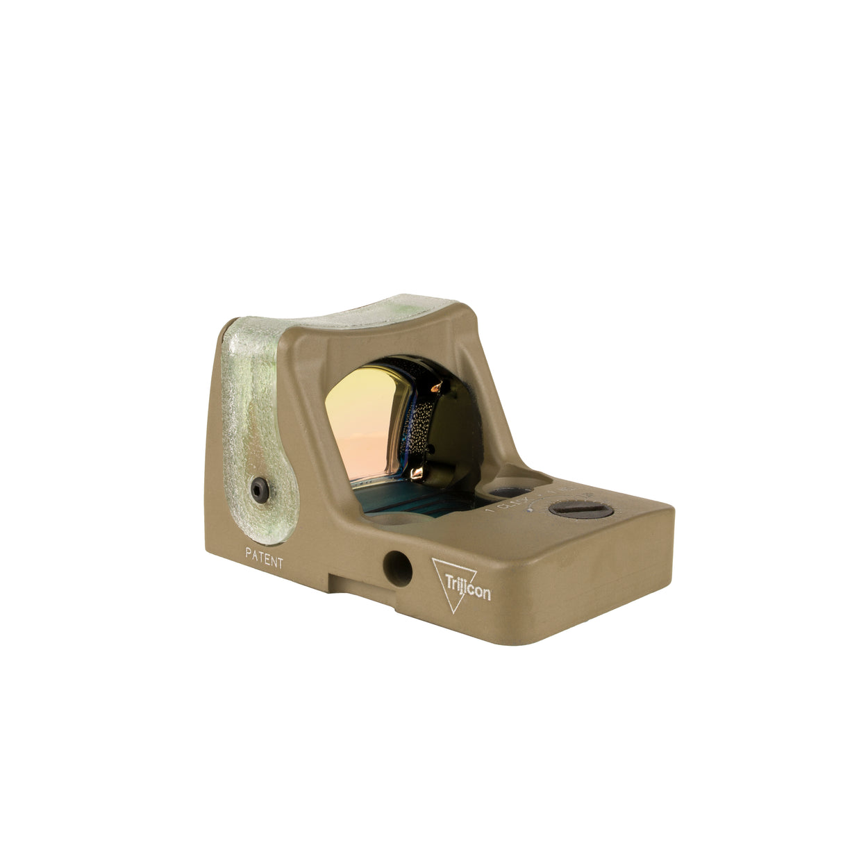 Trijicon Dual Illuminated Pistol Sight FDE - 9 MOA - 7075 T6 Aluminum - Available in Green or Amber Dot