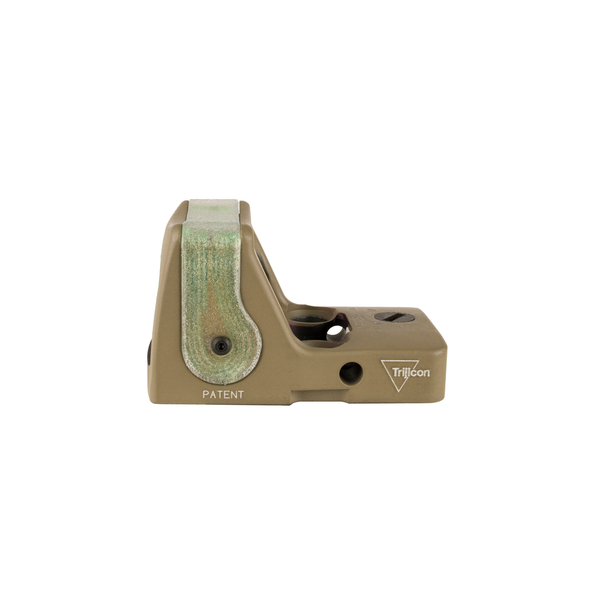 Trijicon Dual Illuminated Pistol Sight FDE - 9 MOA - 7075 T6 Aluminum - Available in Green or Amber Dot