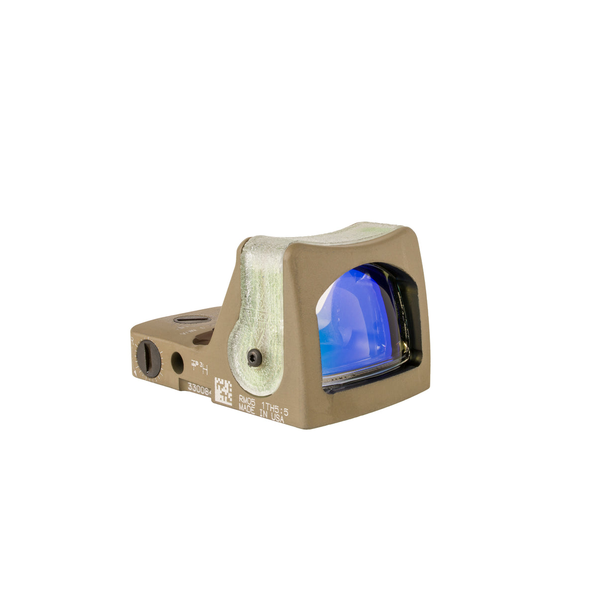Trijicon Dual Illuminated Pistol Sight FDE - 9 MOA - 7075 T6 Aluminum - Available in Green or Amber Dot